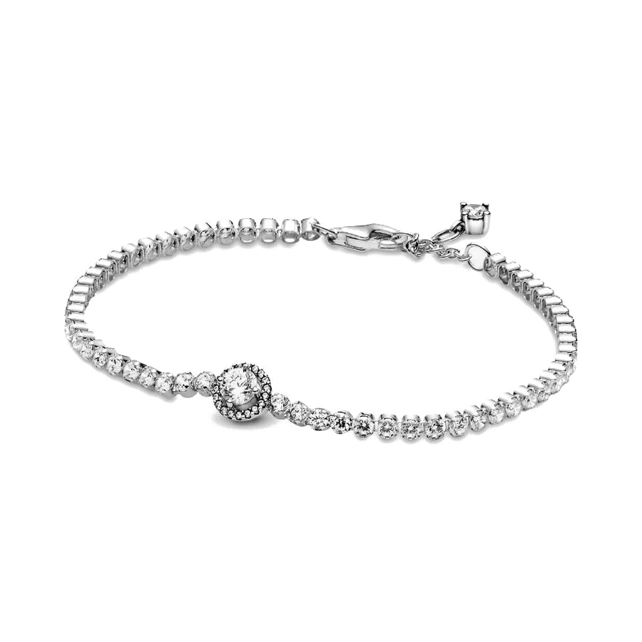 Bracciale Argento 925 con Zirconi Colorati – Heart Disc Regolabile