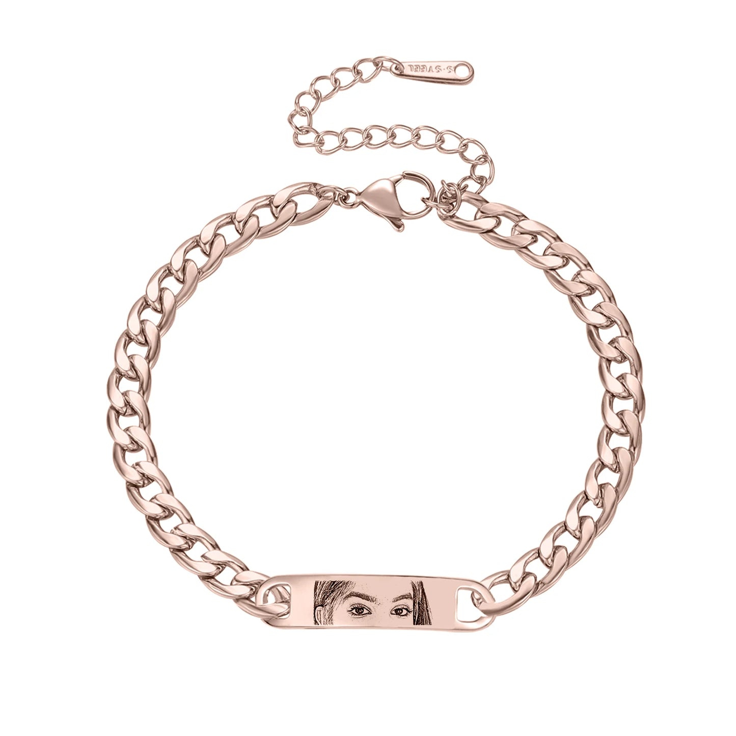 Bracciale Personalizzato – Occhio Illustrato & Incisione