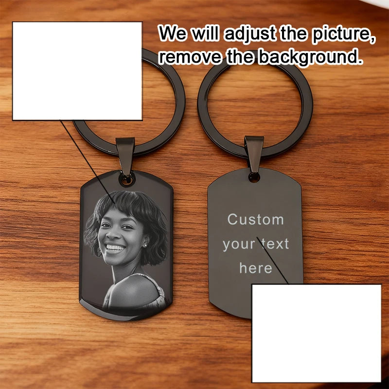 Portachiavi Personalizzato con Foto | Regalo Romantico San Valentino