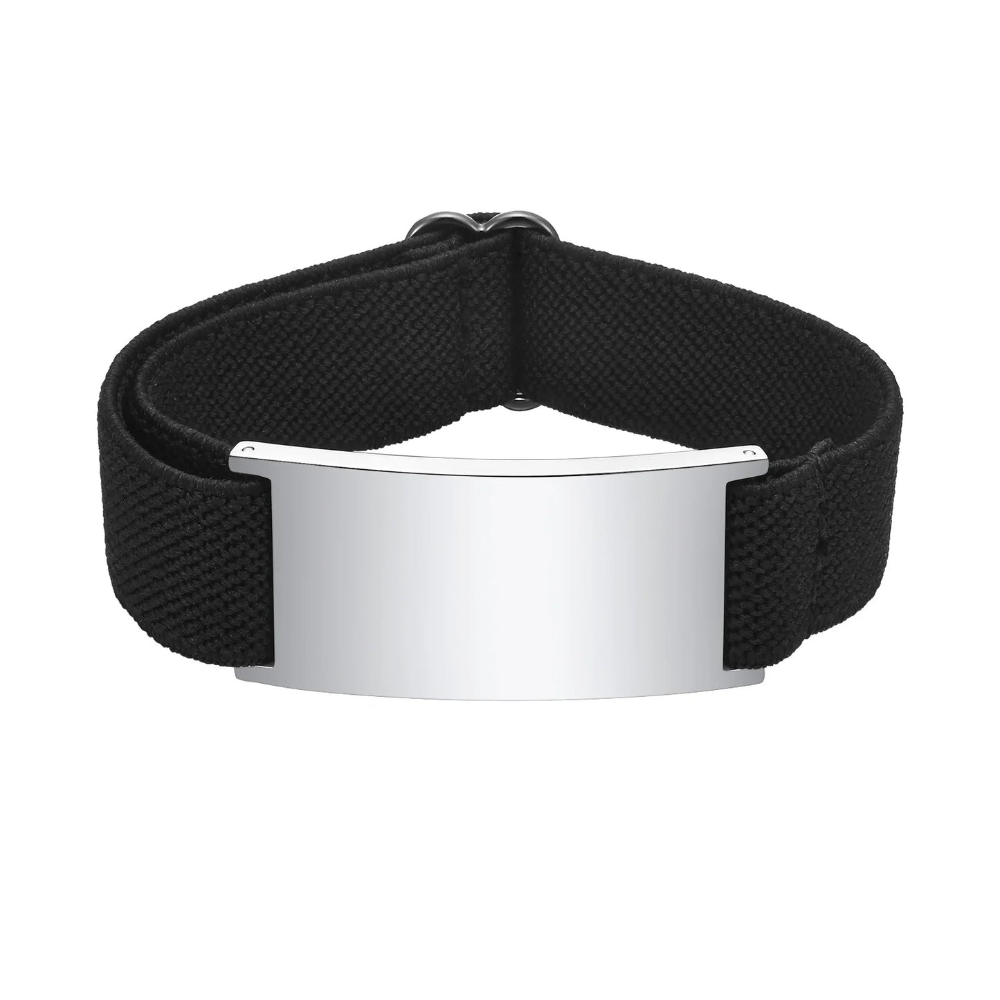 Bracciale Elastico Personalizzato con Incisione – Frase Motivazionale (Acciaio)