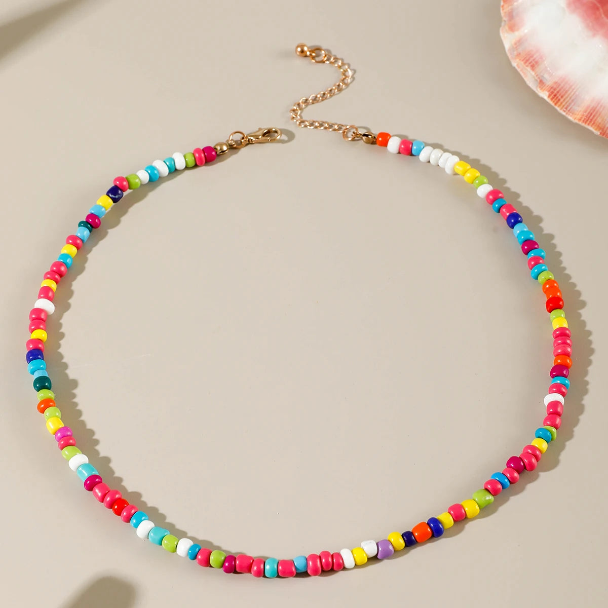 Collana Bohemia con Stella Marina & Conchiglia • Perla Colorata • Stile Estivo Fashion | LoveDrop™ Italia