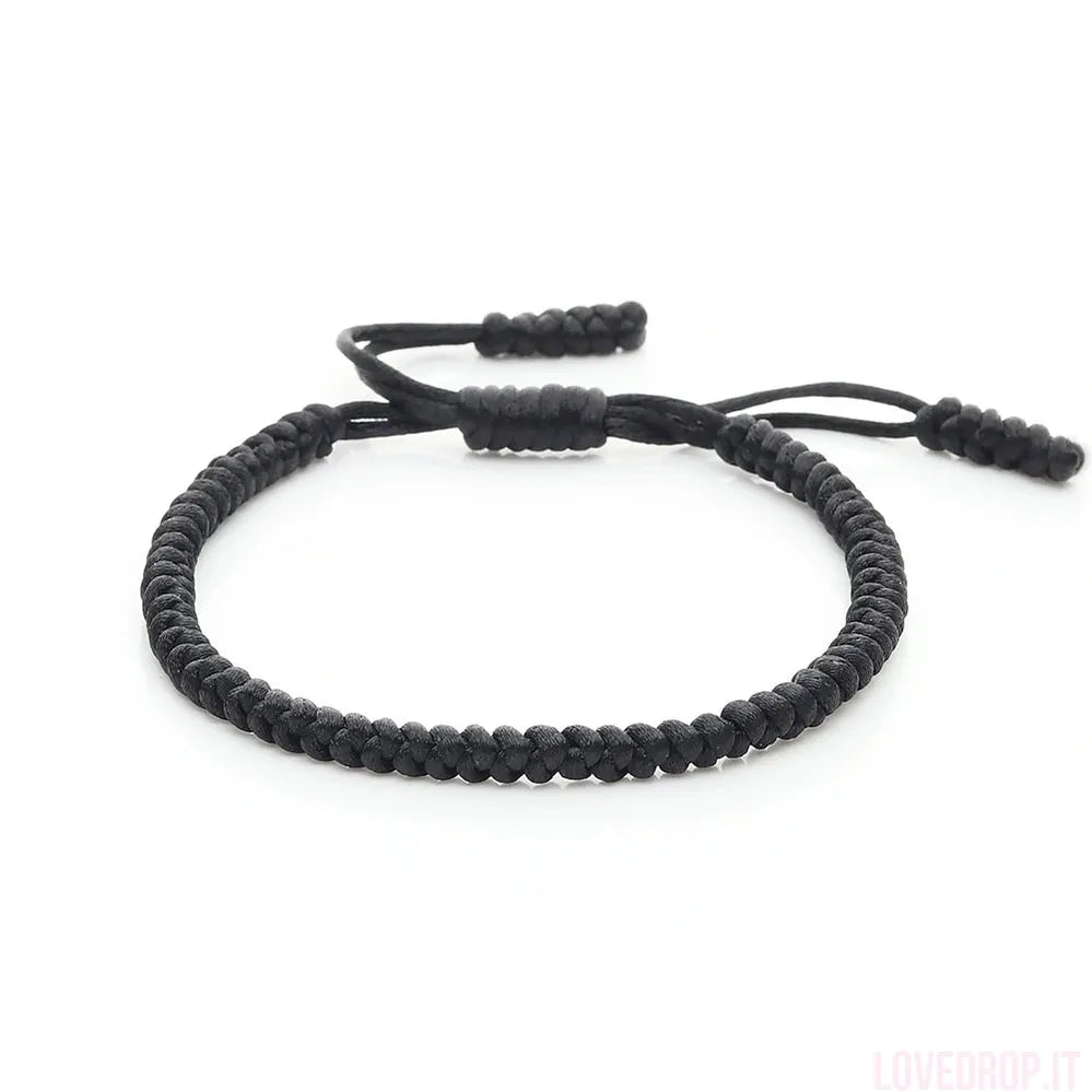 Bracciale Nodo Fortunato Multicolor – Intrecciato a Mano Regolabile
