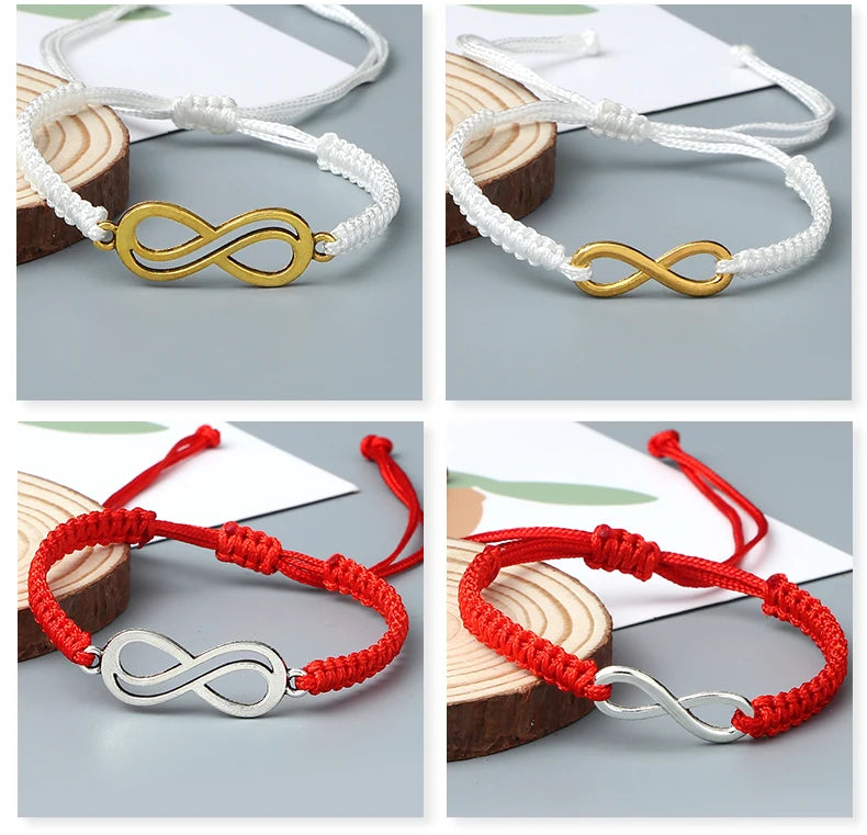 Bracciale Intrecciato Handmade – Simbolo Infinito Regolabile