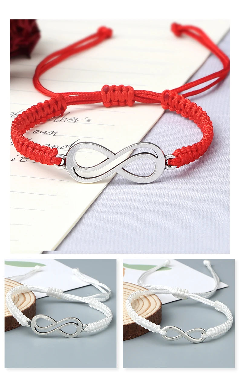 Bracciale Intrecciato Handmade – Simbolo Infinito Regolabile