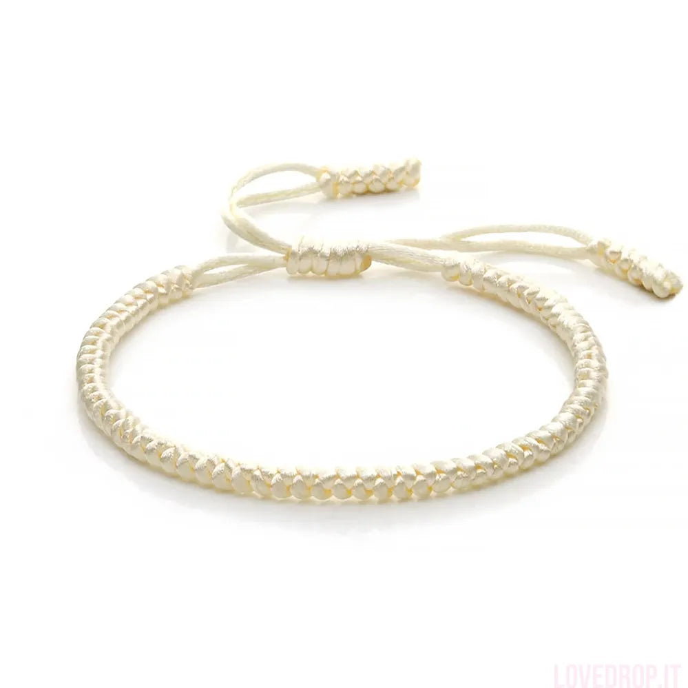 Bracciale Nodo Fortunato Multicolor – Intrecciato a Mano Regolabile