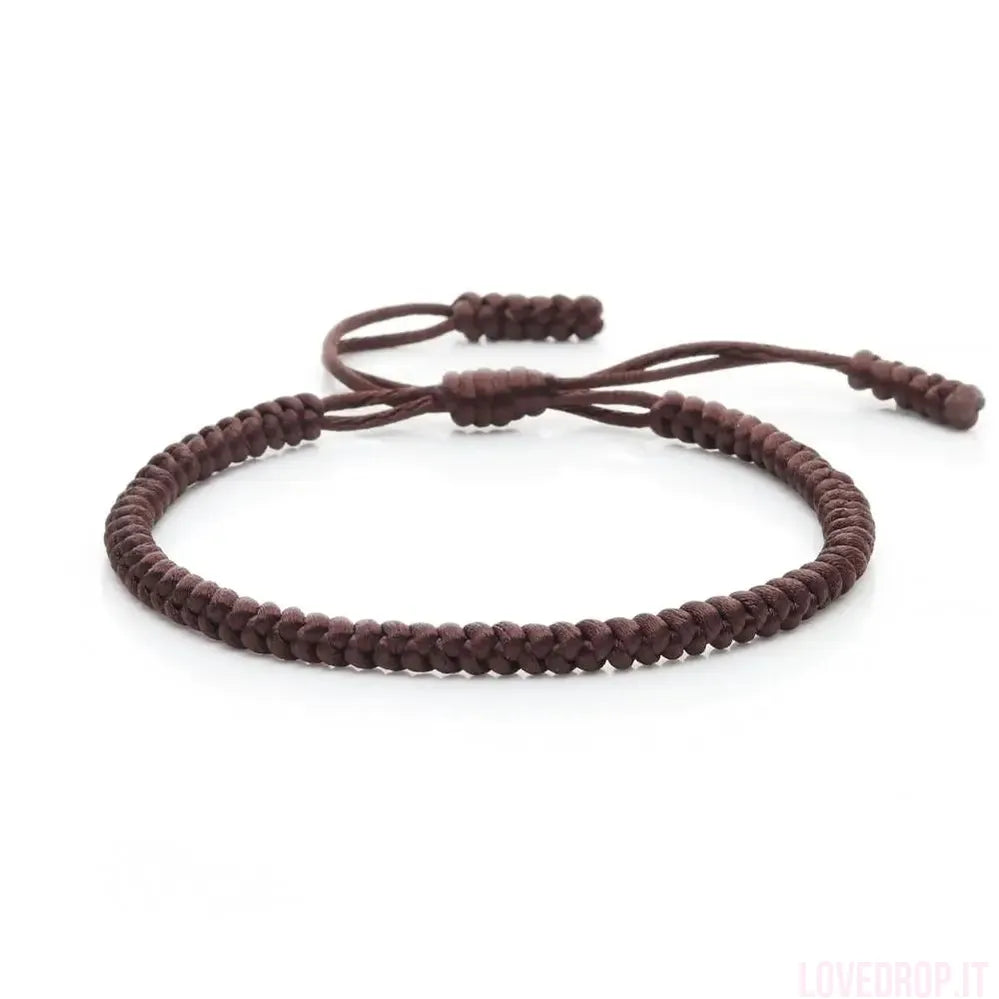 Bracciale Nodo Fortunato Multicolor – Intrecciato a Mano Regolabile