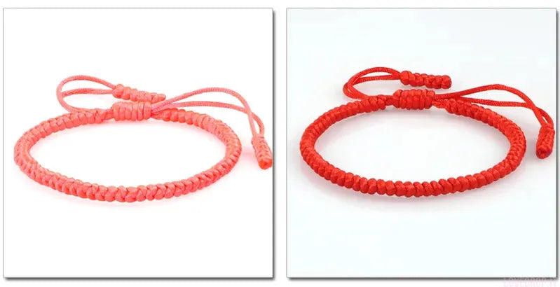 Bracciale Nodo Fortunato Multicolor – Intrecciato a Mano Regolabile