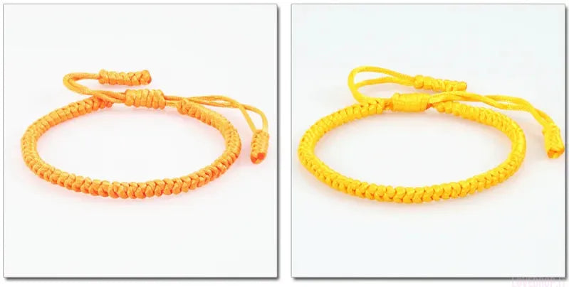 Bracciale Nodo Fortunato Multicolor – Intrecciato a Mano Regolabile