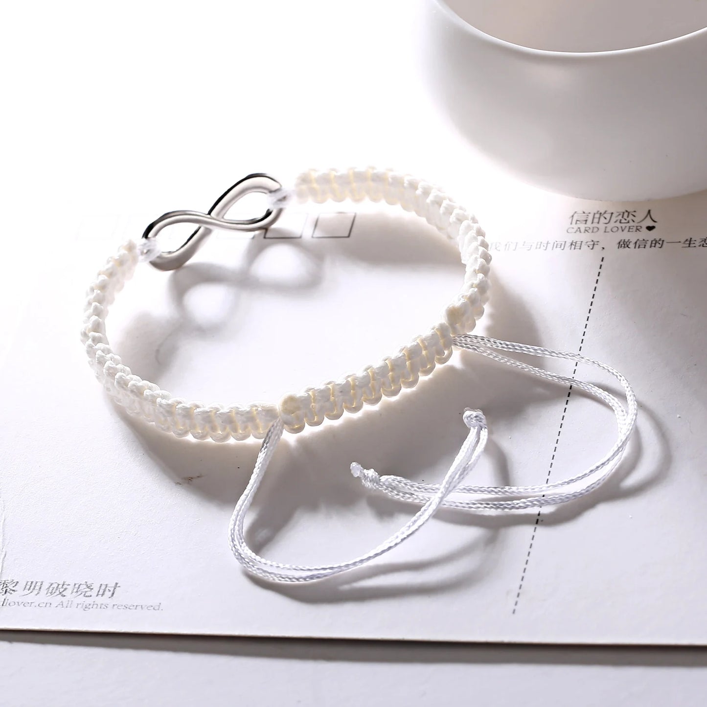 Set Bracciali Intrecciati 2 Pezzi – Infinity Love Handmade