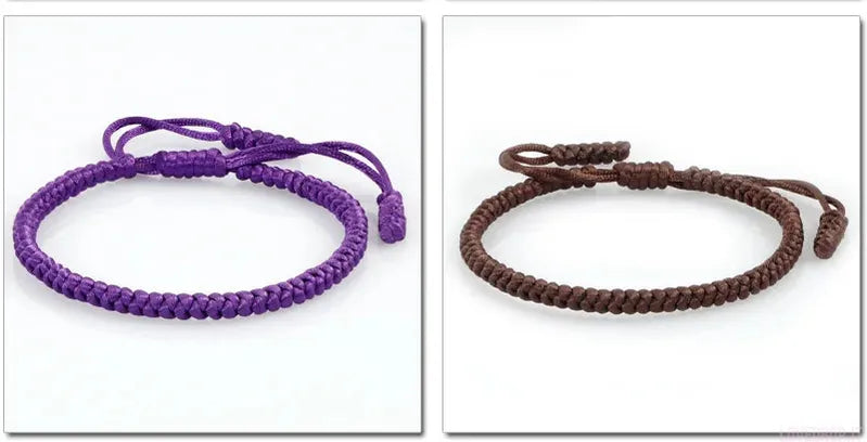 Bracciale Nodo Fortunato Multicolor – Intrecciato a Mano Regolabile