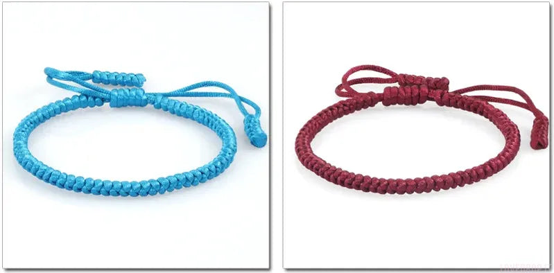 Bracciale Nodo Fortunato Multicolor – Intrecciato a Mano Regolabile