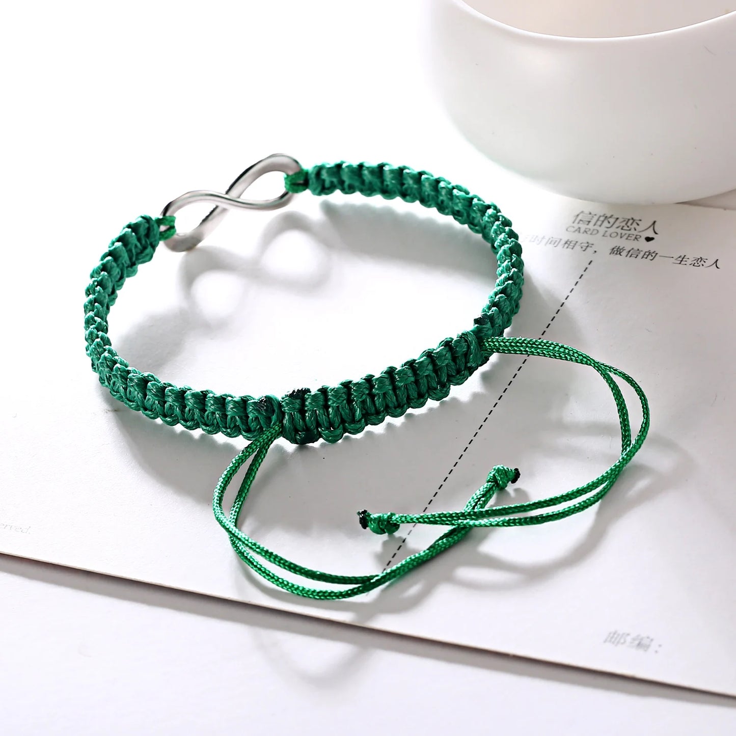 Set Bracciali Intrecciati 2 Pezzi – Infinity Love Handmade