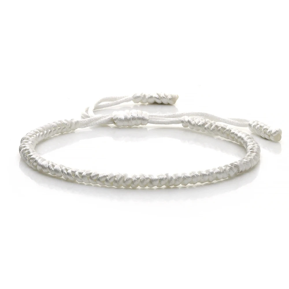 Bracciale Nodo Fortunato Multicolor – Intrecciato a Mano Regolabile