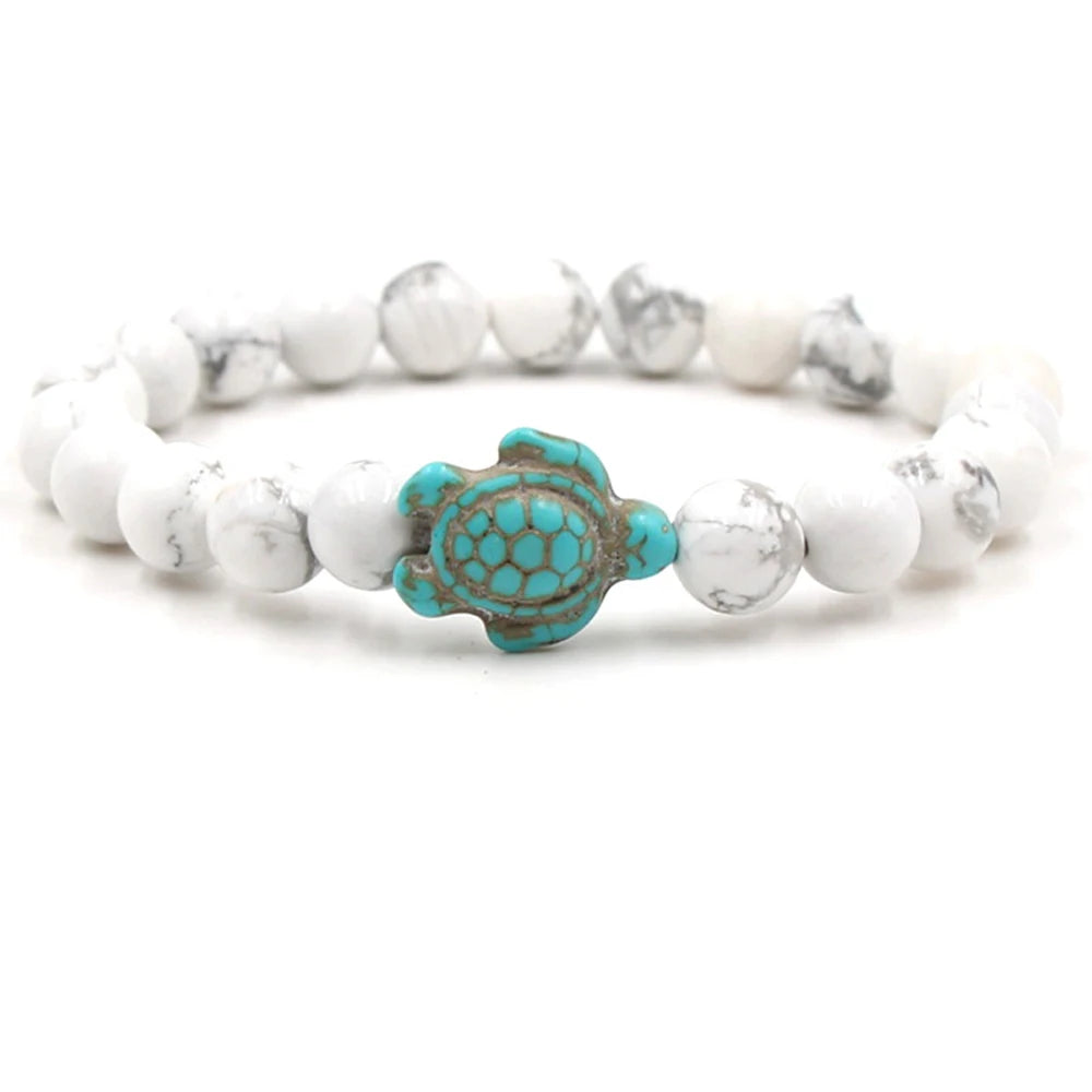 Bracciale Sea Turtle in Pietra Naturale – Beach Edition