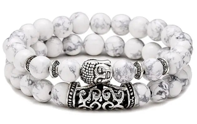 Bracciale di Coppia Distanza – Lava & Occhio di Tigre