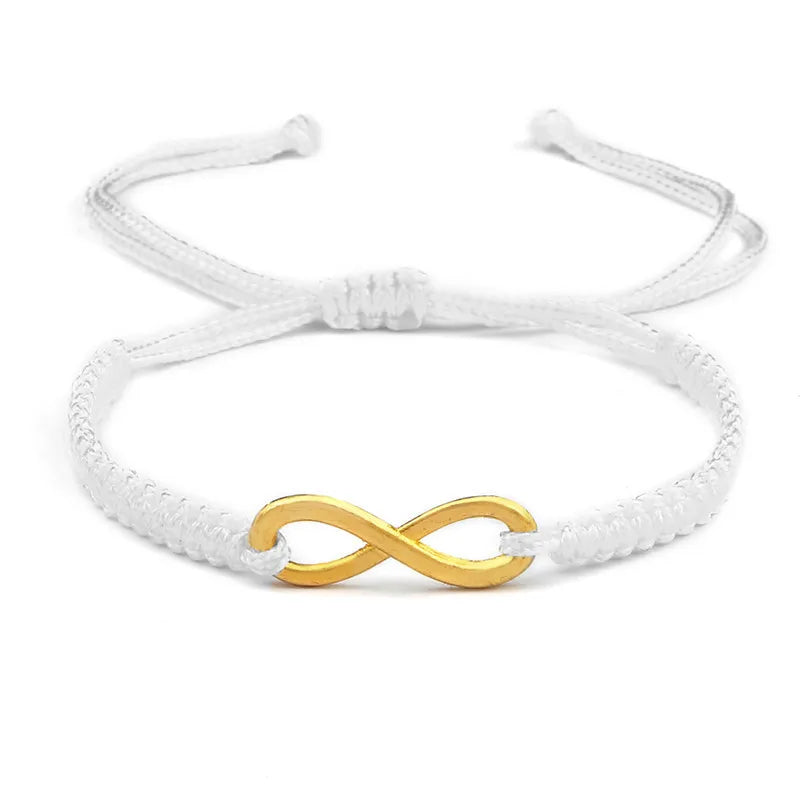 Bracciale Intrecciato Handmade – Simbolo Infinito Regolabile