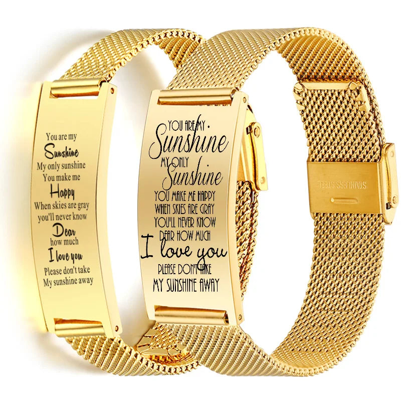 Bracciale Personalizzato – Mesh in Acciaio Regolabile