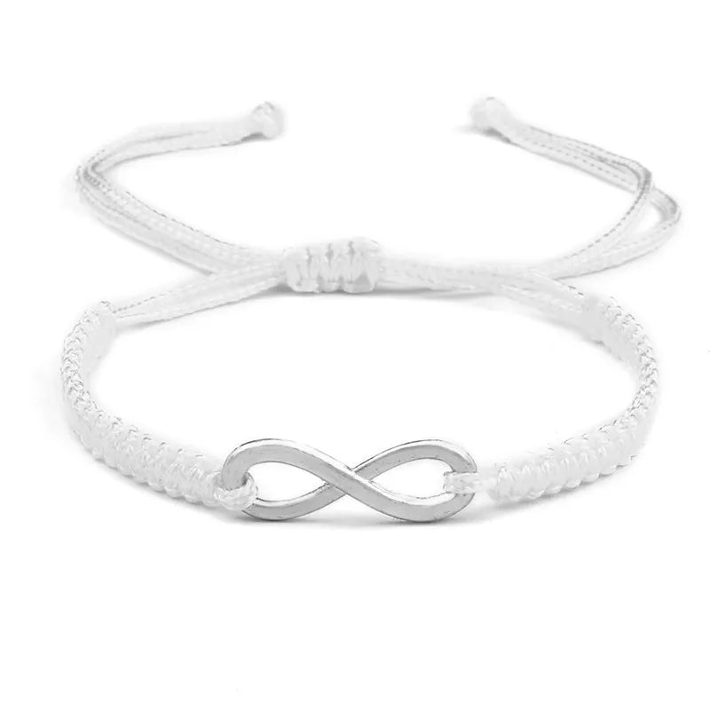 Bracciale Intrecciato Handmade – Simbolo Infinito Regolabile
