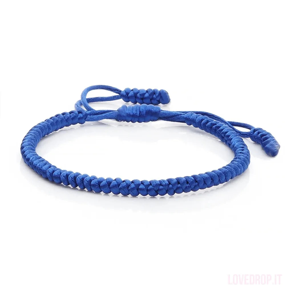 Bracciale Nodo Fortunato Multicolor – Intrecciato a Mano Regolabile