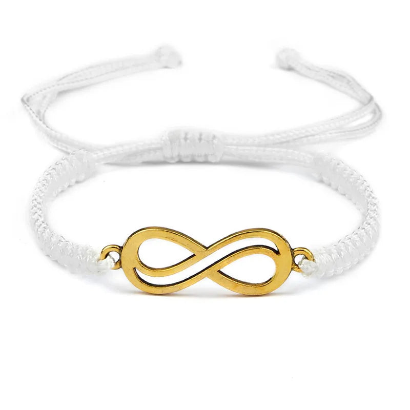 Bracciale Intrecciato Handmade – Simbolo Infinito Regolabile