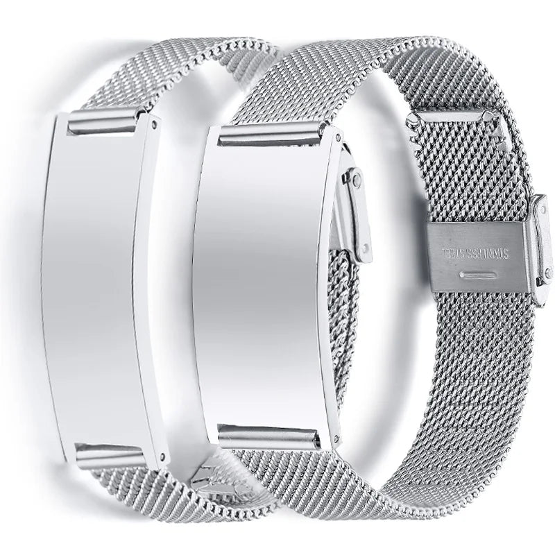 Bracciale Personalizzato – Mesh in Acciaio Regolabile