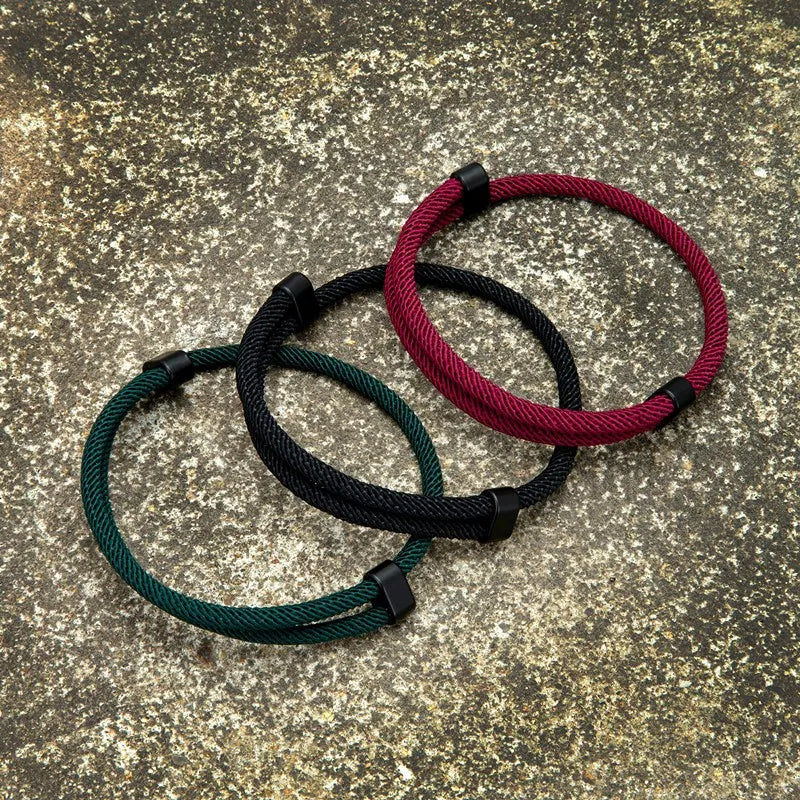 Bracciale di Coppia Rosso Minimal – Legame a Distanza