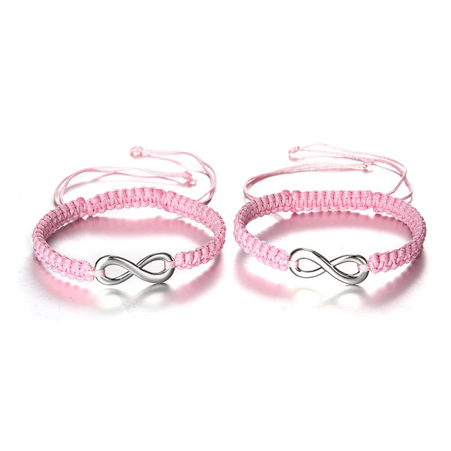 Set Bracciali Intrecciati 2 Pezzi – Infinity Love Handmade