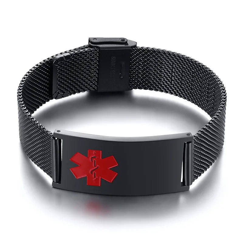 Bracciale Personalizzato – Mesh in Acciaio Regolabile