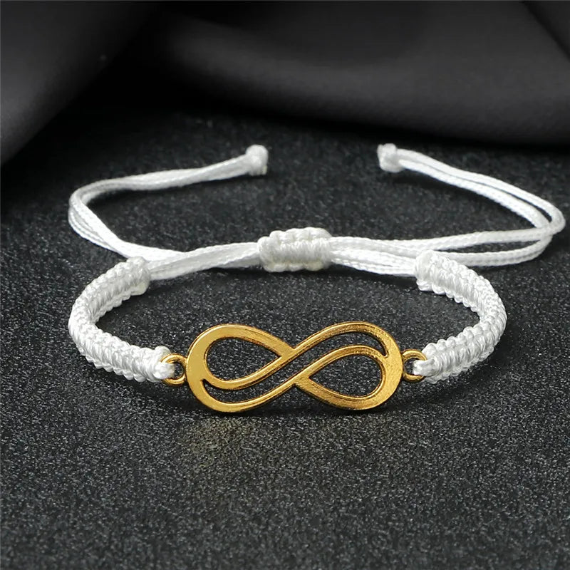 Bracciale Intrecciato Handmade – Simbolo Infinito Regolabile