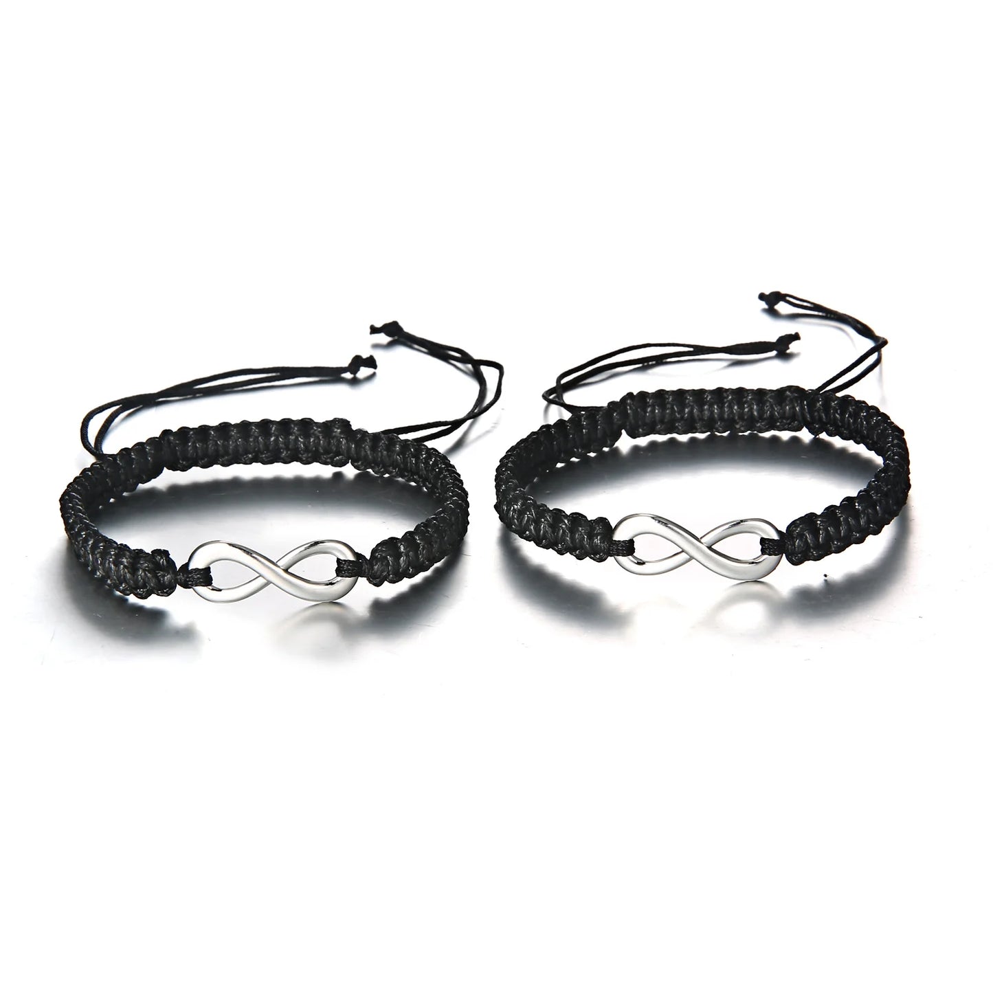 Set Bracciali Intrecciati 2 Pezzi – Infinity Love Handmade