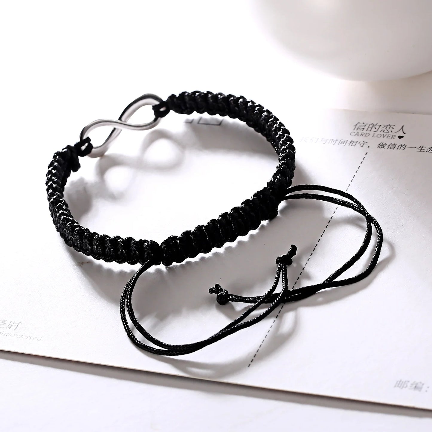 Set Bracciali Intrecciati 2 Pezzi – Infinity Love Handmade