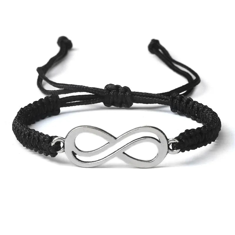 Bracciale Intrecciato Handmade – Simbolo Infinito Regolabile