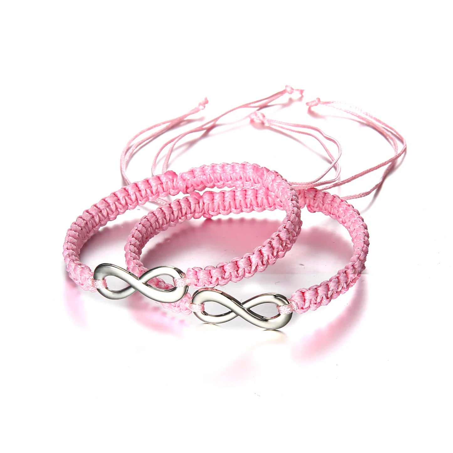 Set Bracciali Intrecciati 2 Pezzi – Infinity Love Handmade