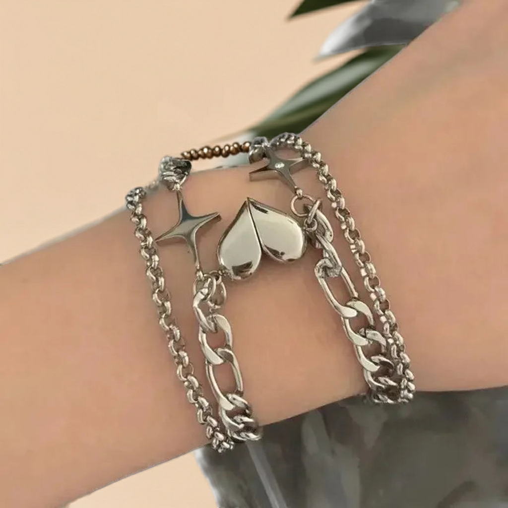 Bracciale di Coppia Magnetico – Buckle Love Edition