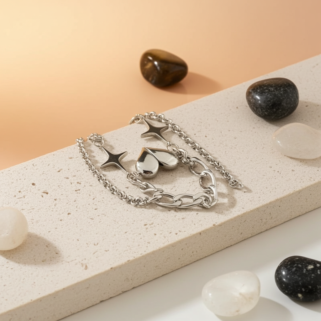 Bracciale di Coppia Magnetico – Buckle Love Edition