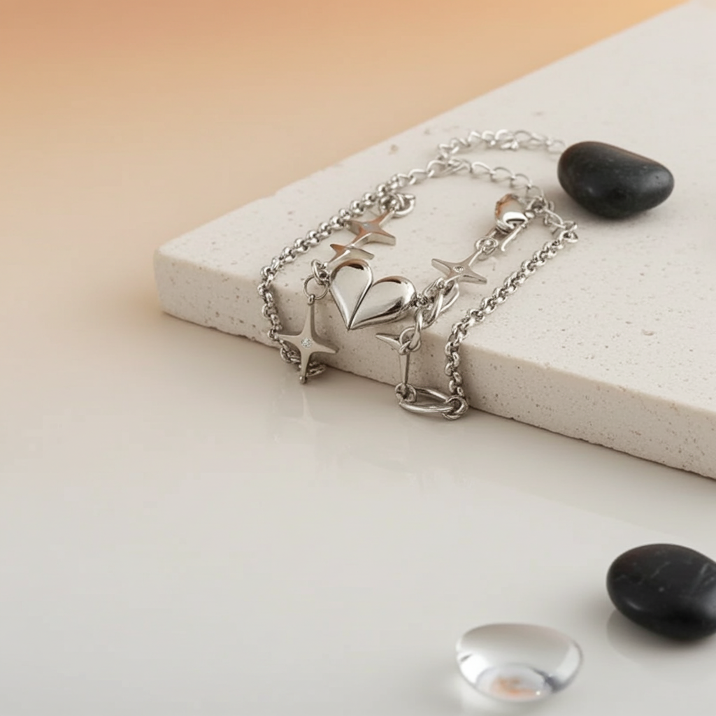 Bracciale di Coppia Magnetico – Buckle Love Edition