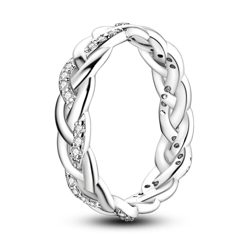 Anello Amore Eterno 925 Silver | Infinite Sparkling Ring