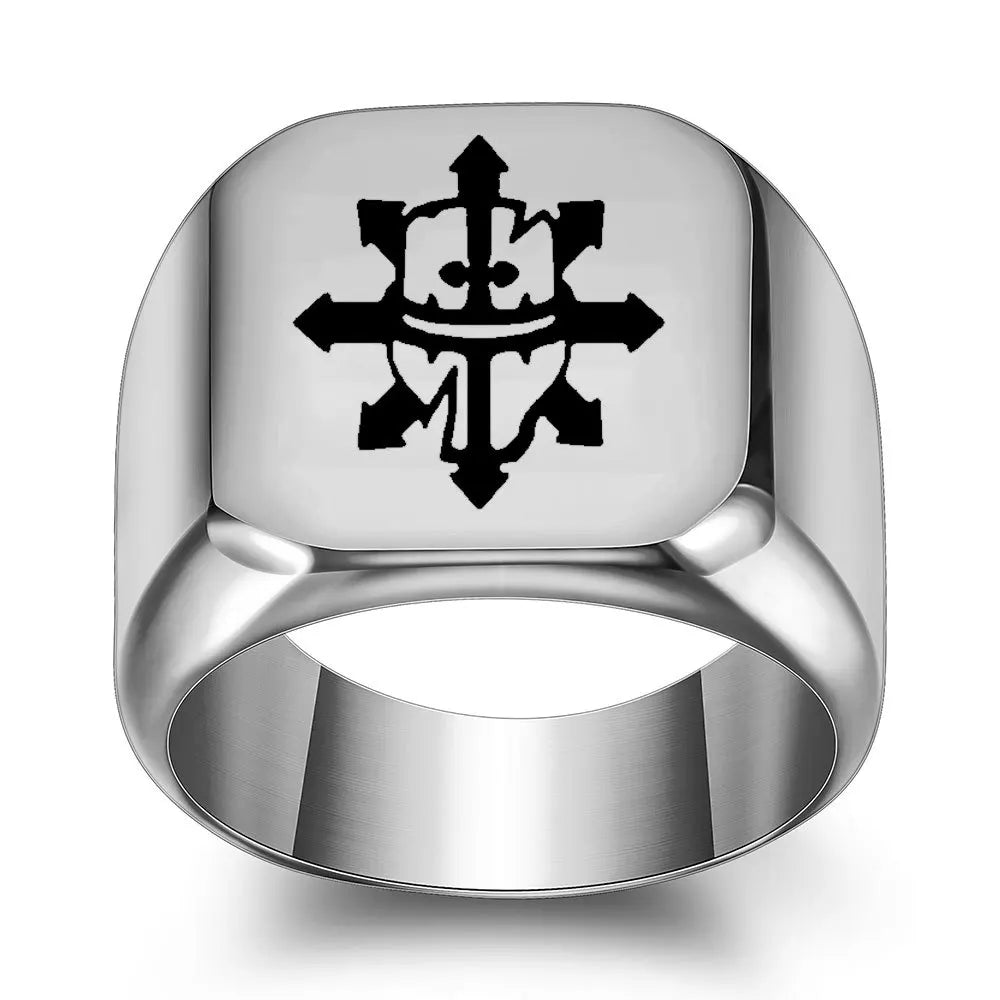 Anello Personalizzato Uomo | Square Engrave Nome & Foto