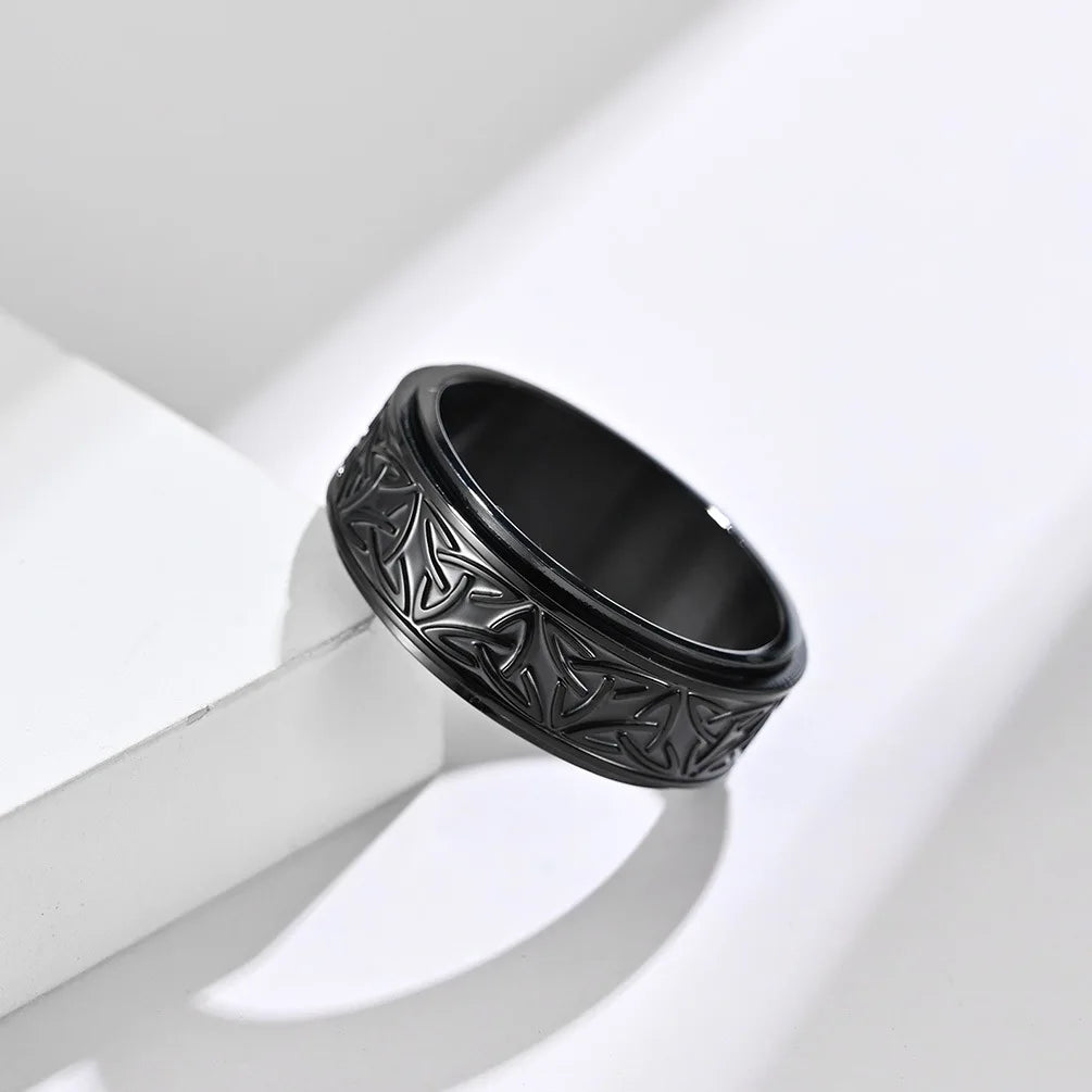 Anello Celtico Viking | Nodo Rune Rotante Antistress