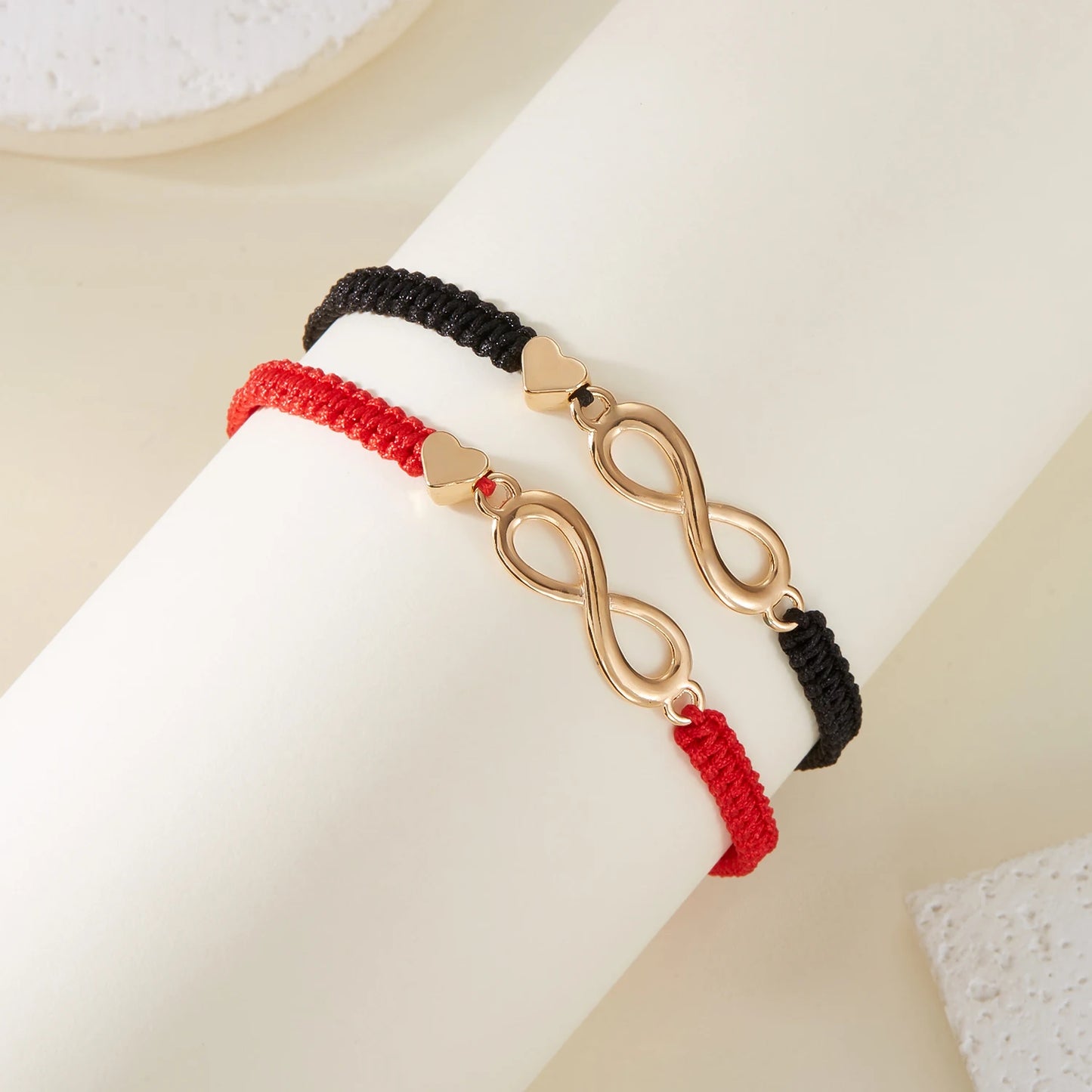 Bracciale Rosso Portafortuna – Simbolo Infinito Amore Handmade