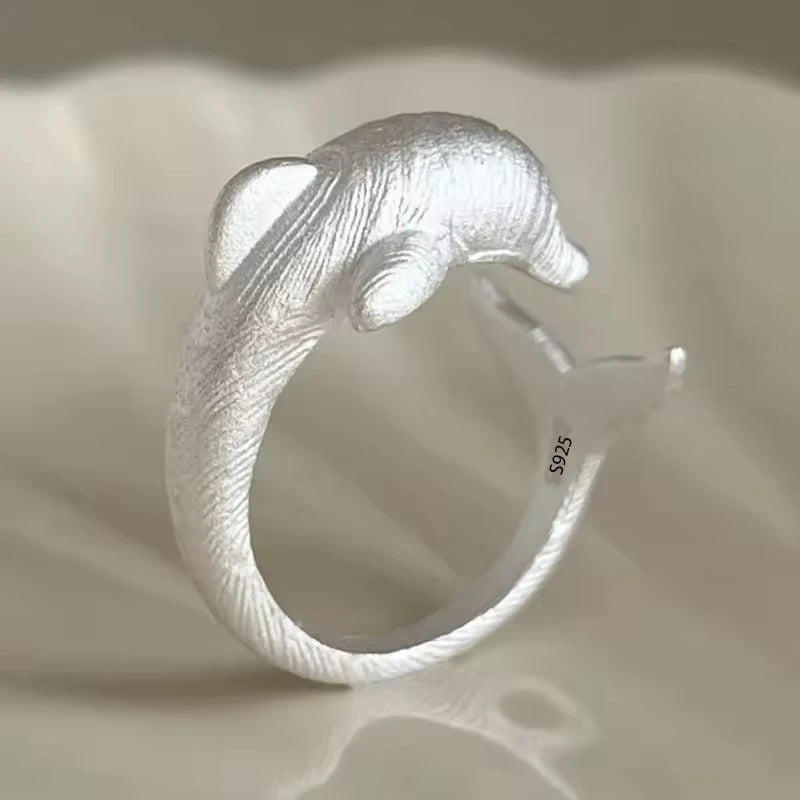 Anello in Argento 925 “Flower Lace” | Elegante, Regolabile, Idea Regalo Romantica