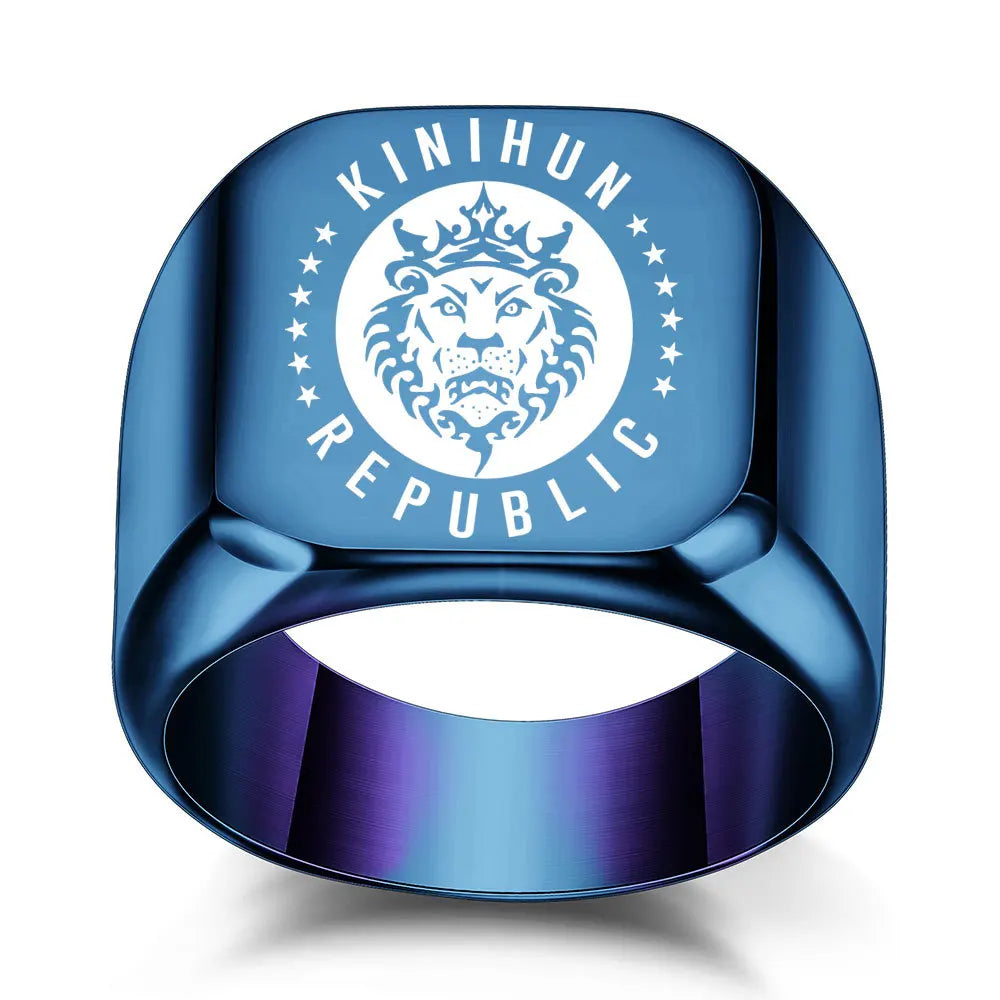 Anello Personalizzato Uomo | Square Engrave Nome & Foto