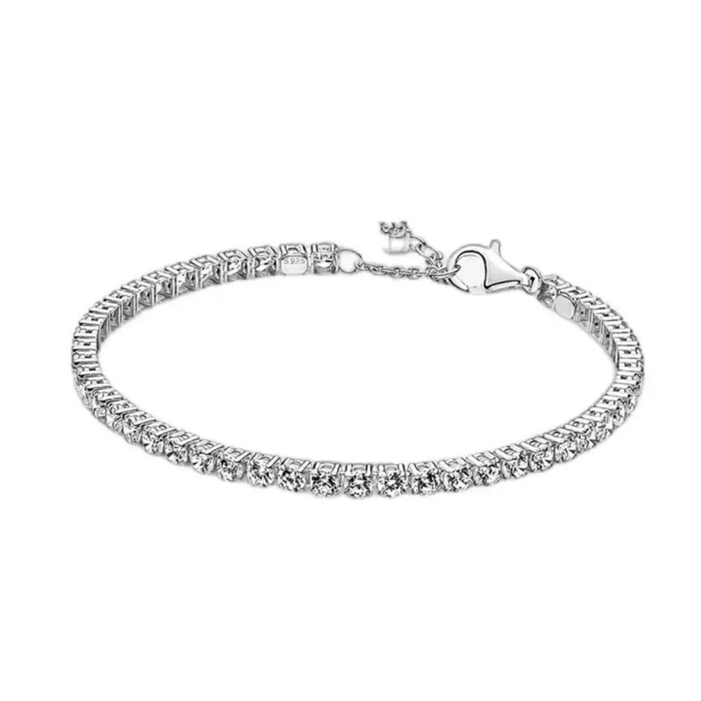 Bracciale Argento 925 con Zirconi Colorati – Heart Disc Regolabile