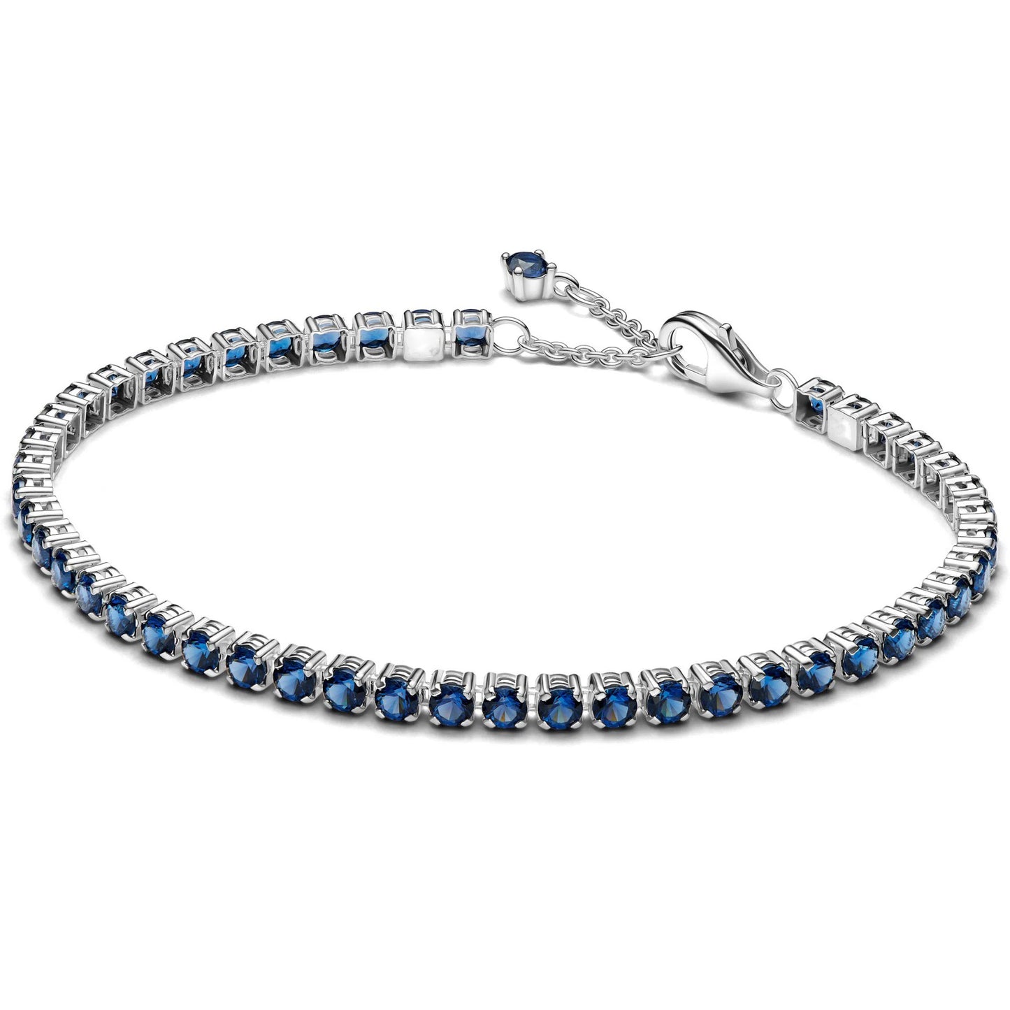 Bracciale Argento 925 con Zirconi Colorati – Heart Disc Regolabile
