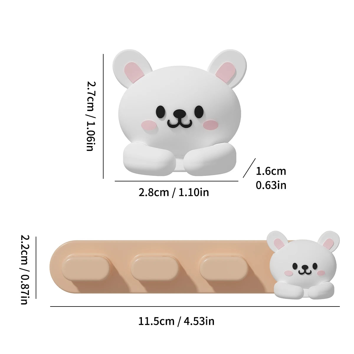 Organizer Cavi da Scrivania WORTHBUY – Clip Autoadesive per Gestione Cavi USB & Smartphone