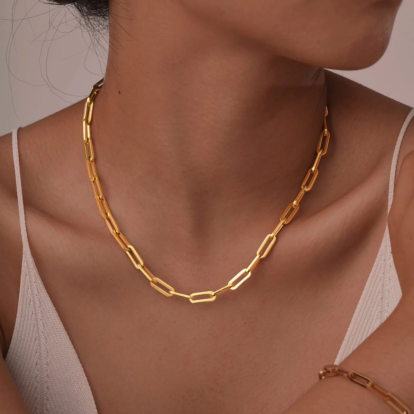 Collana Paperclip 5mm Acciaio Inossidabile – Layering Trendy 2025 | LoveDrop