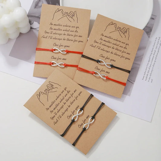 Bracciale Handmade con Simbolo Infinito – Cordino Regolabile