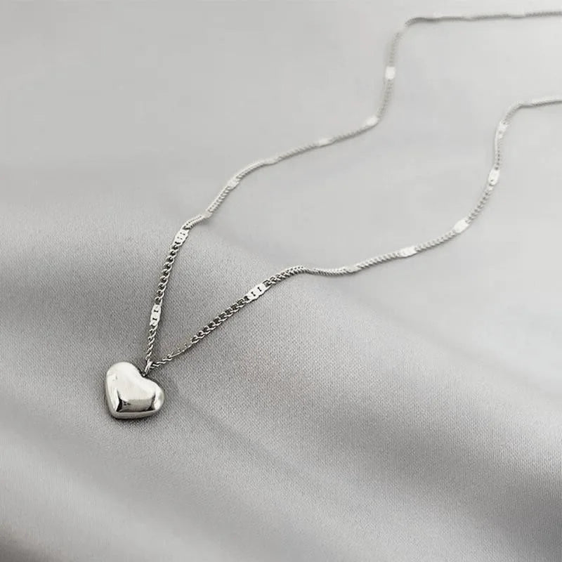 Collana Coppia Cuore Geometrico – Light Luxury Sweet Love | LoveDrop