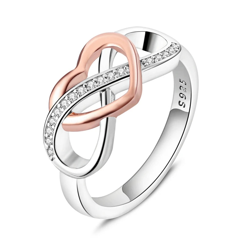Anello Amore Eterno 925 Silver | Infinite Sparkling Ring
