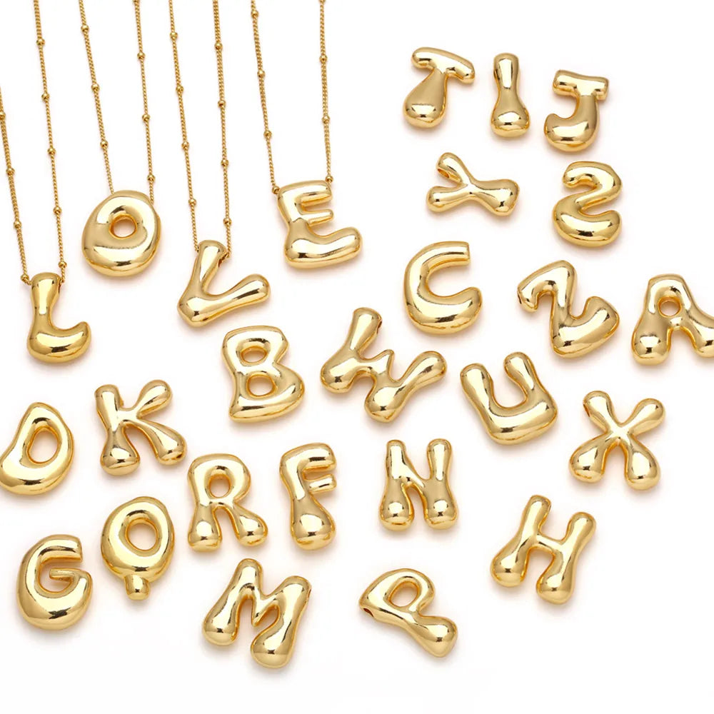 Collana Iniziale Bubble Personalizzata • Silver Plated • Lettera A–Z • Stile Romantico & Premium | LoveDrop™ Italia